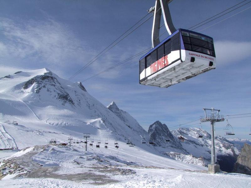 Charmant Studio Aux Pieds Des Pistes Vue Sur La Montagne Tignes Exterior foto